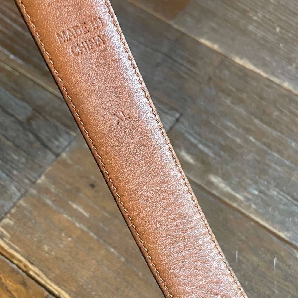 Lauren Ralph Lauren Croc Embossed Italian Leather Skinny Belt🖤 - Picture 10 of 14
